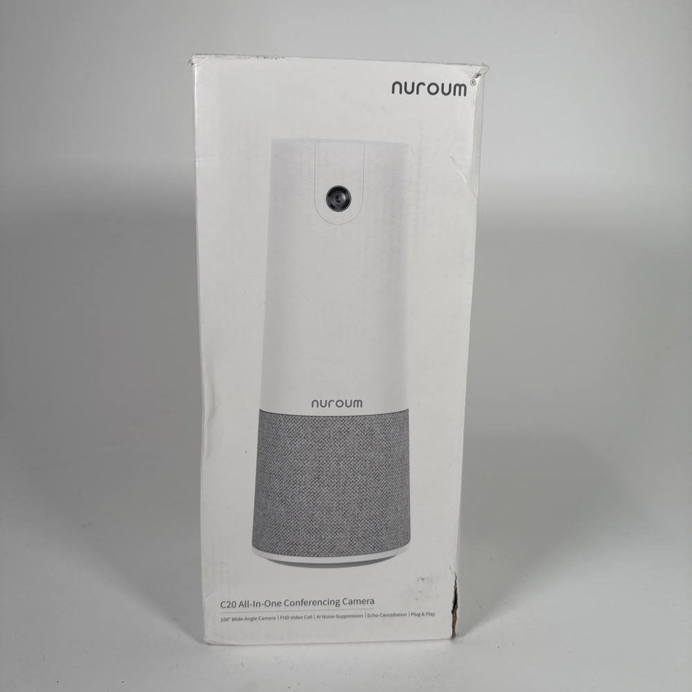 Nuroum AW-C20 HD Conference Webcam Mic‎ & Speaker All-in-1 USB Plug & Play EUC